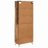 Highboard Old Wood 69.5 x 34 x 180 cm Engineered Wood 3415672