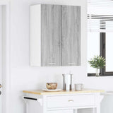 Hanging Cabinet Grey Sonoma and White 30 x 31 x 80 cm 884252