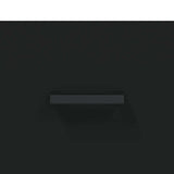 Shoe Cabinet Black 30x35x105 cm Engineered Wood 829677