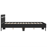 Bed Frame without Mattress Black 135x190 cm Double 3207442