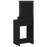 Dressing Table Black Oak 50 x 41 x 135 cm Engineered Wood 865119