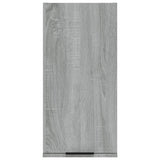 Wall-mounted Bathroom Cabinet Grey Sonoma 32x20x67 cm 817061