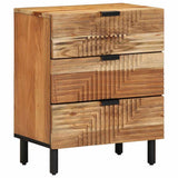 Bedside Cabinet Brown 50 x 33 x 62 cm Solid Acacia wood 4017765