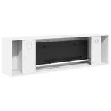 Electric Fireplace White 155 x 30 x 44 cm Engineered wood 8021015
