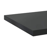 Wall Shelves 2 pcs 100x40x3 cm Black Stainless Steel 30287