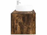 Bathroom Furniture Set 2 pcs Smoked Oak Engineered Wood 3404004
