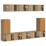 TV Cabinet Set 5 pcs Artisan Oak Engineered Wood 3409095