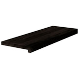Stair Treads 12 pcs Brown Black 70x25x2 cm Solid Wood Oak 3283037
