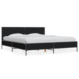Bed Frame without Mattress Black 200x200 cm 3280017