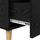 Sideboard Black Oak 69.5 x 34 x 90 cm Engineered Wood 880636