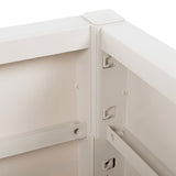 Garden Planter White 80x36x35 cm PP 368776