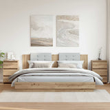 Bedside Cabinets 2 pcs Artisan Oak 40x35x62.5 cm Engineered Wood 856525