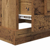Coffee Table Old Wood 50 x 50 x 35 cm Engineered Wood 881370