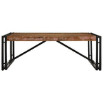 Coffee Table Multicolour 100x100x35 cm Solid Wood Reclaimed 4016668