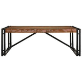 Coffee Table Multicolour 100x100x35 cm Solid Wood Reclaimed 4016668