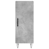 Sideboard Concrete Grey 34.5x34x90 cm Engineered Wood 828536
