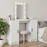 Dressing Table White 102 x 33 x 135 cm Engineered Wood 865181