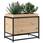 ZNTS Garden Planter 60x40x50 cm Solid Wood Pine 847023