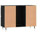 Bathroom Cabinet Black 80x33x60 cm Engineered Wood 831645
