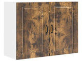 Wall Cabinet PORTO Smoked Oak 80 x 31 x 80 cm Engineered Wood 885410