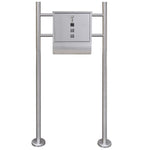 Mailbox on Stand Stainless Steel 271743