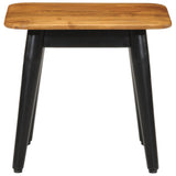 Coffee Table 45x45x40 cm Solid Wood Mango and Iron 356975