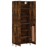 Highboard Smoked Oak 69.5x34x180 cm Engineered Wood 3195808