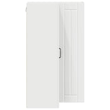 Wall Corner Cabinet LUCCA White 57 x 57 x 100 cm 885165