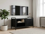 TV Cabinet 67.5 x 33 x 50 cm Black Oak 8013698