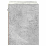 Garage Wall Cabinets 2 pcs Concrete Grey Engineered Wood 860632