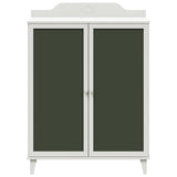 Sideboard with Chalkboard White 80 x 40 x 110 cm 42003030