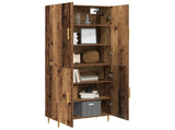 Highboard Old wood 69.5 x 34 x 180 cm Engineered Wood 3394578