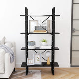 Book Cabinet Black Engineered wood Book Cabinet Rectangular 806458