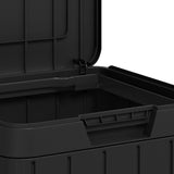 Outdoor Garbage Bin Anthracite 38x38x65 cm PP 364224