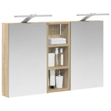 Bathroom Cabinet Set 3 pcs 80 x 10.5 x 50 cm Engineered wood 3403658