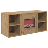 Electric Fireplace Artisan Oak 100 x 37 x 45.5 cm 8020982