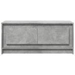 ZNTS Coffee Table with LED Lights Concrete Grey Engineered Wood 851987