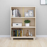 Book Cabinet HAMAR Honey Brown 85x35x112 cm Solid Wood Pine 340484