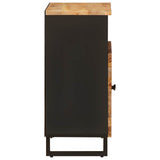 Side Cabinet with Door Brown 60 x 33 x 75 cm Solid Mango Wood 4018321