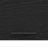 Wash Machine Cabinet with Storage Black Oak 67.5 x 68 x 200 cm 3422785