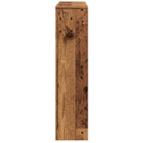 Radiator Cover Old Wood 149x20x82 cm Engineered Wood 852751