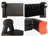 Ladder Folding Black and Red 46 x 30 x 63 cm PP and Elastomer 42033392