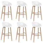 7 Piece Bar Set White 3057449