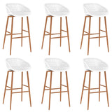 7 Piece Bar Set White 3057449