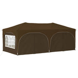 Pop-up Party Tent 575 x 288 x 245 cm Taupe Oxford Fabric 42019905