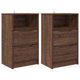 Bedside Tables 2 pcs Brown Oak 40 x 30 x 467 cm Engineered Wood 888922