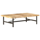 Coffee Table 142x90x42 cm Solid Mango Wood 320653