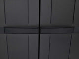 Outdoor Storage Cabinet Black 97x37x165 cm PP 364208