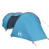 Camping Tent Tunnel 4-Person Blue Waterproof 94395