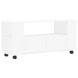 TV Cabinet White 102x34.5x43 cm Engineered Wood 833742